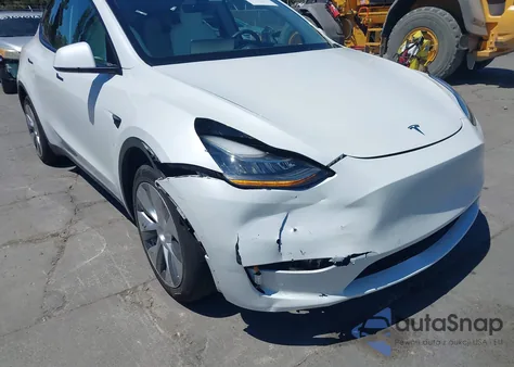 2022 Tesla Model Y Long Range Dual Motor All-Wheel Drive из США, поврежденный, VIN 7SAYGDEE2NF355158